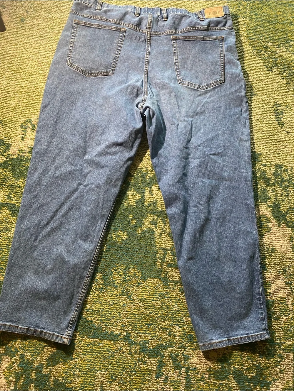 Harbor Bay Relaxed Fit Men's Denim Jeans in Blue